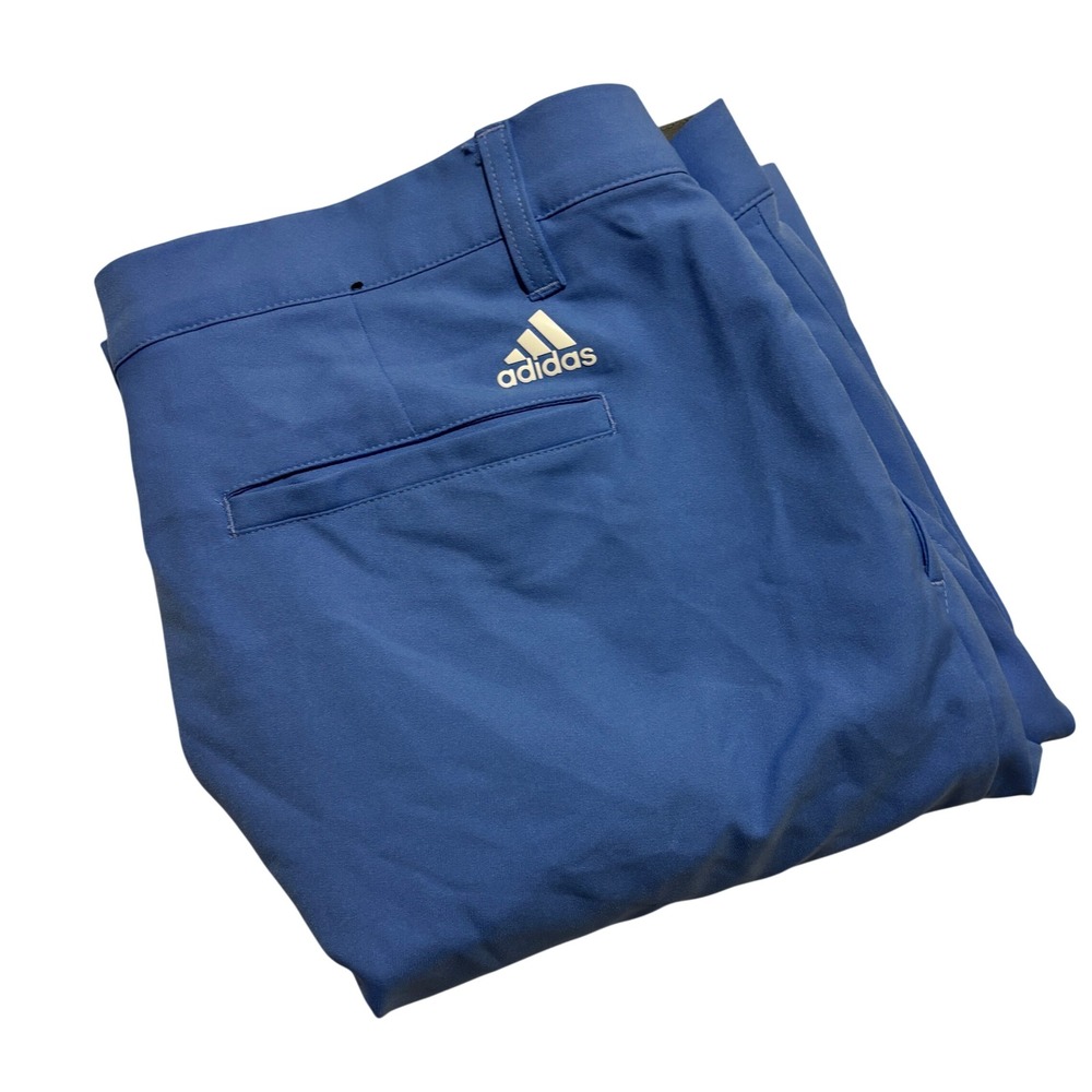 Adidas Mens Ultimate365 Golf Pants Blue Stretch Performance HR9047 34x32